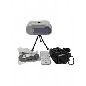 3M SPR1000 Streaming Projector Roku HDMI Remote Power Adapter White Bundle Kit